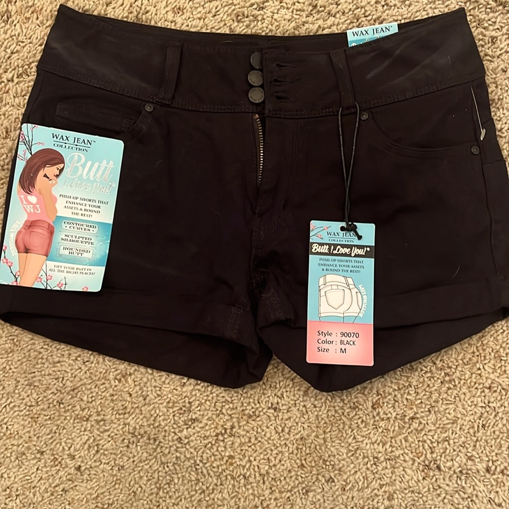 Black shorts, Wax Jean collection